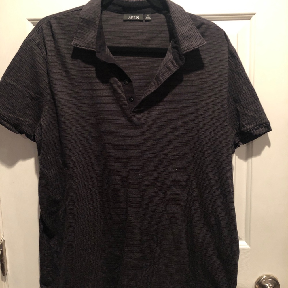 Striped polo shirt